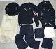 10 pc Lot of Named WWII US Navy Sailor Uniforms Shirts, Pants, Sea Bag, Patches