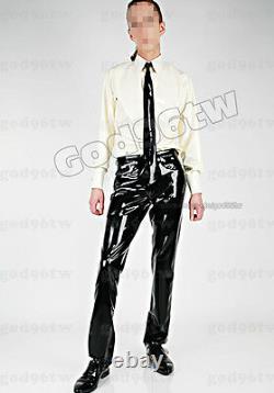 100% Latex Rubber Gummi Shirt Top Pants Jeans Trousers Tie Catsuit Suit Uniform