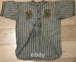 1900's Wool Pinstriped Baseball Game SOX Uniform Jersey & Pants