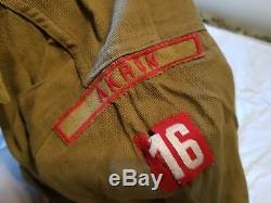 1920's 30's BOY SCOUTS UNIFORM SHIRTS Laced Knickers Scarfs Backpack Akron #16
