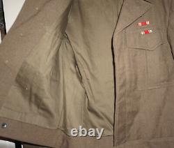 1940s WW2 US Army 38R Eisenhower Ike Jacket Shirt Pants Scarf, etc