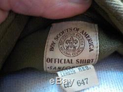 1950's Kinzua, PA. Troop 39 Boy Scout Uniform Shirt & Pants with Patches