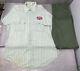 1950s Texaco Gas Service Station Attendant Uniform Set Shirt LG Pants 36 Unitog