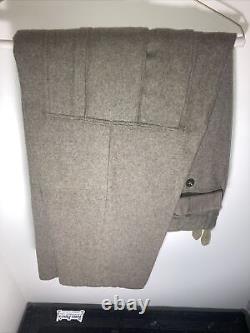 1960 Vintage West German Wool Field Uniform Jacket Shirt + Pants Bundeswehr