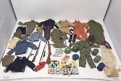 1960s Gi Joe Vintage Clothing Lot Pants Shirts Hats Uniform Camo Hasbro