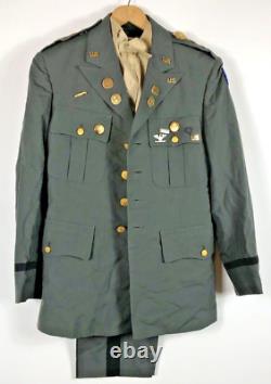 1960s Vietnam Officer's Uniform Jacket Pants Shirt 122nd Army Reserve Command