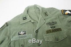 1960s lot sateen shirt & pants Vietnam war uniform Special Forces 101st MACV SOG