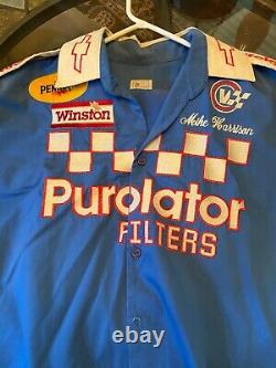 1980's NASCAR Winston Cup Purolator Pit Uniform XL Shirt Pants 33x29