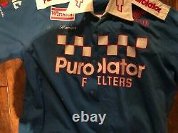 1990s Purolator Nascar PIT CREW UNIFORM vintage worn shirt and pants
