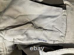 2 Pair Vintage WW2 Military Wool M37 Mustard Field Pants Trousers 32x31 2 Shirts