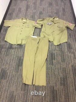 2 Vintage Boy Scouts Shirt & Pants SHIPS FREE