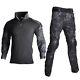 2022 Tactical uniform with elbow and knee pads camouflage tactical shirt pants