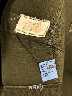 4pc Vintage Military Uniform US Navy SEABEES Vietnam Shirt Pants 32x33 15.5 S M