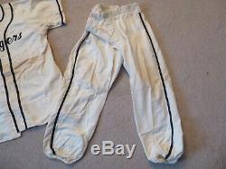 50's Wool Flannel Tigers Baseball Uniform Shirt Pants Hat Sock General Athletic