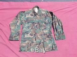 6 Pcs Camouflage Erdl Pants Coat Shirt Us Military Vietnam Green & Brown Dominan