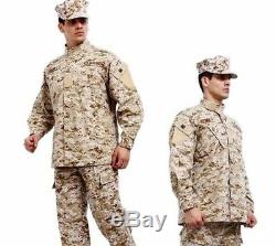 7 colors! Military Tactical Shirt + Pants Multicam Uniforms Camouflage Uniform