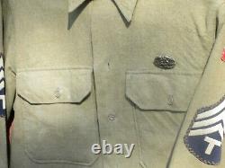 82ND A/B COMBATMEDOIC GLIDER BN UNIFORM-COMPLETE WithALL INSIGNIA, SHIRT, PANTS