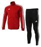 Adidas Youth Tiro 19 Training Suit Set Red Black Kid Shirts Pants D95922-D95961