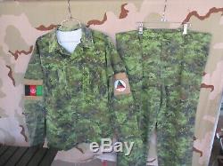Afghan National Army ANA Digital Camouflage Uniform with Patches, Shirt & Pants