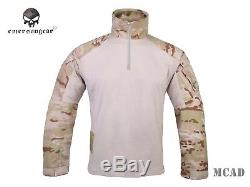 Airsoft Army Tactical Uniform Emerson Combat G3 Uniform Shirt Pants MCAD