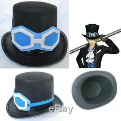 Anime sabo from One Piece Cosplay Costume coat vest shirt pant tie uniform set