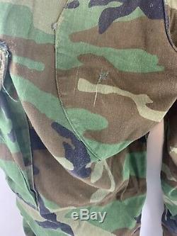 Army Camouflage Combat Outfit Small, 8415-01-084-1643. Cargo pants 2 shirts