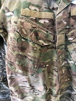 Army Crye Multi cam Camo Shirt Pants Size Medium Regular Used FRAC