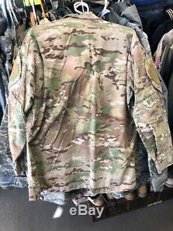 Army Crye Multi cam Camo Shirt Pants Size Medium Regular Used FRAC