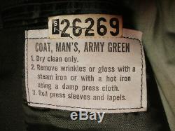 Army Dress Green Uniform- Pants, shirt, tie, coat
