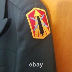 Army Dress Uniform Green Jacket, Shirt, Pants With 3rd Infantry and Fire Patches