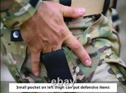 Army Men Suit Military Tactical Camo Uniform Combat T-shirt Pants BDU SWAT Suit