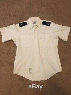 Army Service (ASU) Uniform/ Jacket 40S/ Pants 33R/ White Shirt, Long Sleeve