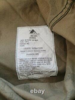 Australian Army DPCU FR two piece flight suit pants 106R, Shirt 116R