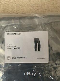 BRAND NEW Crye Precision G3 Combat Shirt/Pants Set Black MD-R/32-R