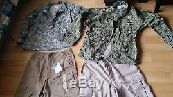 Bdu Acu Navy Seal Aor Us Army Shirt Jacket Trousers Pants 5.11 Tactical Lot