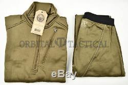 Beyond PCU level 2 Fleece Grid Shirt Pant Set Coyote Brown SR Small Regular