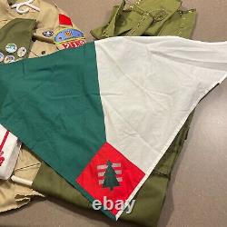 Boy Scouts BSA Lot Eagle Scout Uniform Shirt X/LG Pants 40 Sash Patches Badges