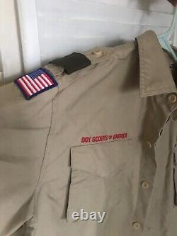 Boy scout uniform shirt, pants, and youth protect book (youth xl and youth 18)