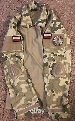 Brand New Complete Polish Army Combat Uniform Boonie Beret Pants Shirt Patches