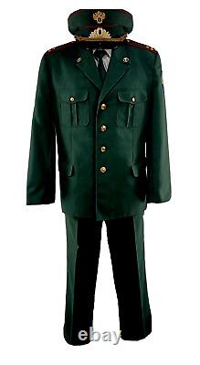 Complete military uniform, jacket, pants, shirt, cap Russia size 104/176/92