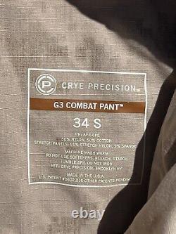 Crye Precision AOR1 Navy Custom NC Combat Pants 34 S. With MD/S Combat Shirt