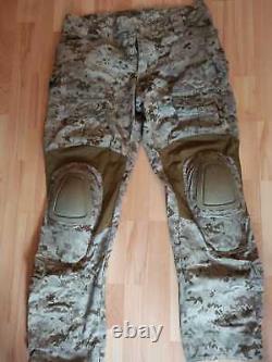 Crye Precision AOR1 combat pants with original knee pads & shirt Navy Custom