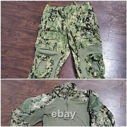 Crye Precision Combat Navy Custom Shirt And Pants Size L REG 36 Reg