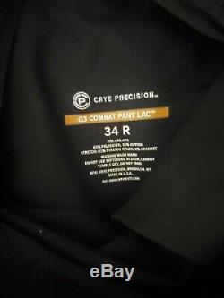 Crye Precision G3 Combat Pants 34R Pants and COMBAT SHIRT LG/ R top LAC