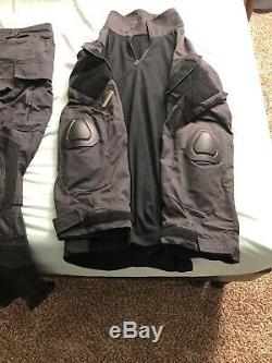 Crye precision Black Combat Shirt MR And Combat Pants 34R