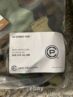 Crye precision M81 Uniform Set, 34R Pants/ Medium Reg Shirt, MARSOC, CAG, NSW