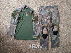 Cyre Precision / Combat Pants 34L Shirt size MR Woodland Camo MARSOC/ SOF
