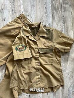 Disney Cast Member Shirt Pants Jacket KILIMANJARO Safari Animal Kingdom M Costum