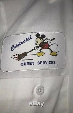 Disneyland Custodial Uniform Cast Member Shirt And Pants XS