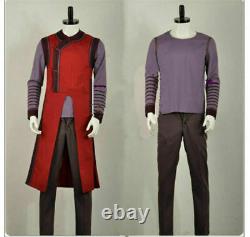Doctor Strange 2 WONG Vest Shirt Pants Adult Cosplay Costume for Xmas Outfit &